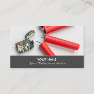 Carte de visite élégant pour les services de feux 