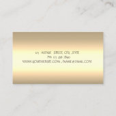 Carte De Visite Élégant professeur professionnel de yoga fille Cha (Dos)