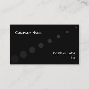 Carte De Visite Élégant Professionnel