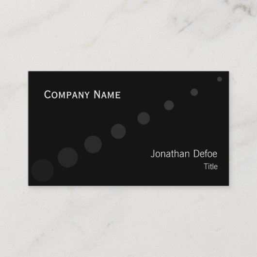 Carte De Visite Élégant| Professionnel (Devant)