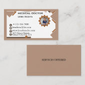 Carte De Visite Élégant Professionnel (Devant / Derrière)