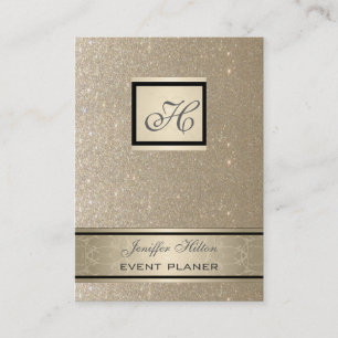 Carte De Visite Élégant professionnel chic monographie de luxe