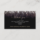 Carte De Visite Élégant professionnel de la Parties scintillant d' (Dos)