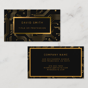 Carte De Visite Élégant professionnel de luxe