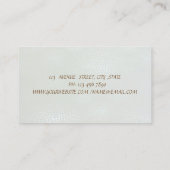 Carte De Visite Élégant Professionnel Design Moderne, Gratuit (Dos)