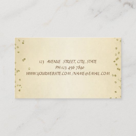 Carte De Visite Élégant professionnel élégant (Dos)