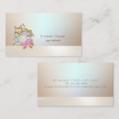 Carte De Visite Élégant professionnel Lumineuse Machine à coudre C (Devant / Derrière)