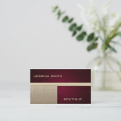 Carte De Visite Élégant professionnel luxe moderne (Debout devant)