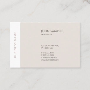Carte De Visite Élégant professionnel minimaliste moderne et cr