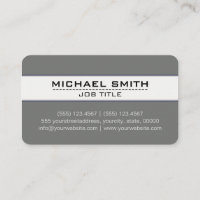 Élégant professionnel minimaliste nickel moderne
