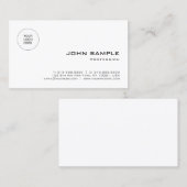 Carte De Visite Élégant professionnel Modèle moderne télécharger l (Devant / Derrière)