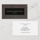 Carte De Visite Élégant professionnel moderne (Devant / Derrière)