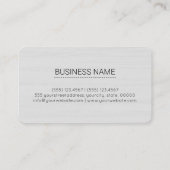 Carte De Visite Élégant professionnel moderne Abstrait #11 (Dos)