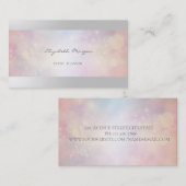 Carte De Visite Élégant professionnel moderne, Bokeh (Devant / Derrière)