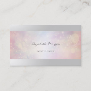 Carte De Visite Élégant professionnel moderne, Bokeh