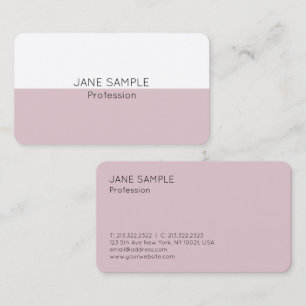 Carte De Visite Élégant Professionnel Moderne Design simple