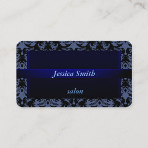 Carte De Visite Élégant professionnel moderne en velours damassé