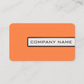 Carte De Visite Élégant professionnel moderne Mango Tango minimali (Devant)