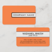 Carte De Visite Élégant professionnel moderne Mango Tango minimali (Devant / Derrière)