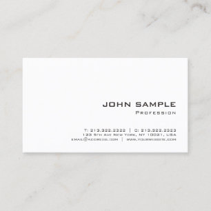 Carte De Visite Élégant professionnel moderne minimaliste Modèle
