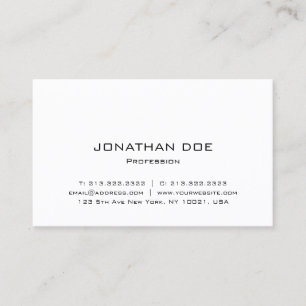 Carte De Visite Élégant professionnel moderne minimaliste Modèle