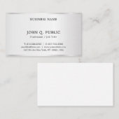 Carte De Visite Elégant professionnel moderne Modèle d'apparence d (Devant / Derrière)