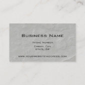 Carte De Visite Élégant professionnel moderne pierre d'ardoise (Dos)