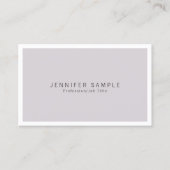 Carte De Visite Élégant professionnel, moderne, simple et chic (Devant)