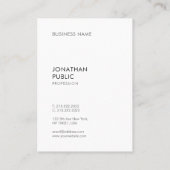 Carte De Visite Élégant professionnel moderne tendance Modèle simp (Dos)