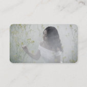 Carte De Visite Élégant QR Code moderne Photo Social Media Icons (Devant)