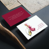 Carte De Visite Elégant Red and White Wine Dance Coordonnateur de 