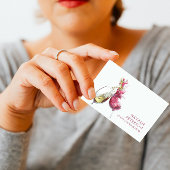 Carte De Visite Elégant Red and White Wine Dance Coordonnateur de 