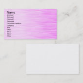 Carte De Visite Élégant rose (Devant / Derrière)