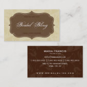 Carte de visite ÉLÉGANT :: royal 3L (Devant / Derrière)