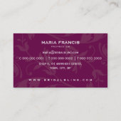 Carte de visite ÉLÉGANT :: royal 6L (Dos)