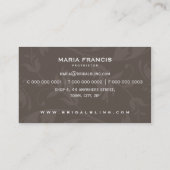 Carte de visite ÉLÉGANT :: royal 7L (Dos)