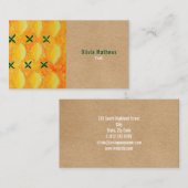 Carte De Visite Élégant Rustique Professionnel (Devant / Derrière)