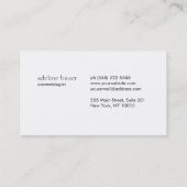 Carte De Visite Elégant salon de beauté rose Mandala Gold (Dos)