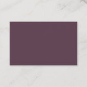 Carte De Visite Elégant salon de coiffure Floral Rose (Dos)