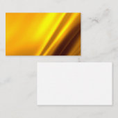 Carte De Visite Elégant Satin Or Faux Texture Look (Devant / Derrière)