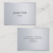 Carte De Visite Élégant script de calligraphie Modèle moderne arge (Devant / Derrière)