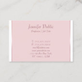 Carte De Visite Élégant script manuscrit Design simple moderne (Devant)