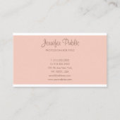 Carte De Visite Élégant script manuscrit professionnel assez joli (Devant)