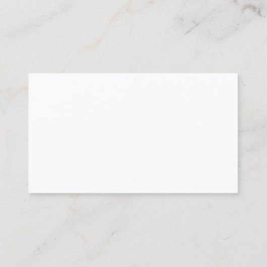 Carte De Visite Élégant Script moderne main simple Créatif simple (Dos)