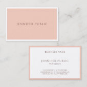 Carte De Visite Elégant Silk Moderne Professionnel Design Luxe (Devant / Derrière)