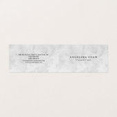 Carte De Visite Élégant Simple Gris Professionnel (Extérieur déplié)
