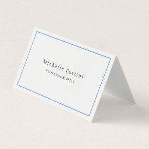 Carte De Visite Élégant Simple Minimaliste