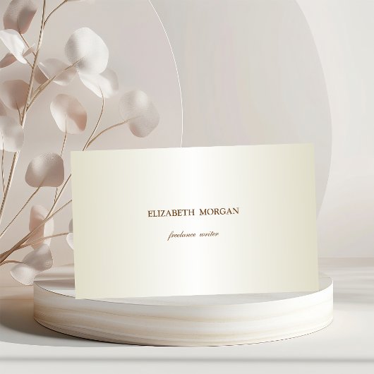 Carte De Visite Élégant Simple, Minimaliste