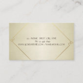 Carte De Visite Élégant Simple Moderne Chic (Dos)