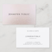 Carte De Visite Elégant Simple Moderne Professionnel Modèle tendan (Devant / Derrière)